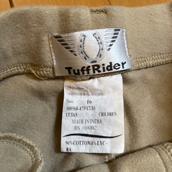 Tuff Rider Girls Riding Breeches - Picture 3 of 4